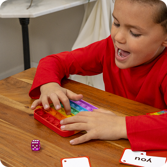 Flip a card and read the word aloud