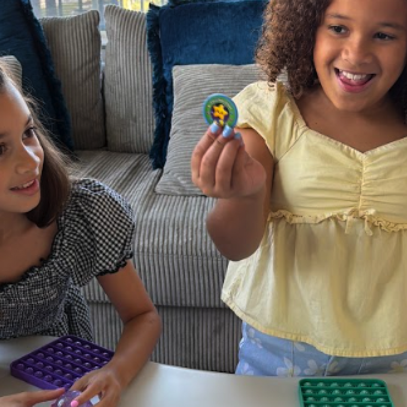 Tap and flip the token.