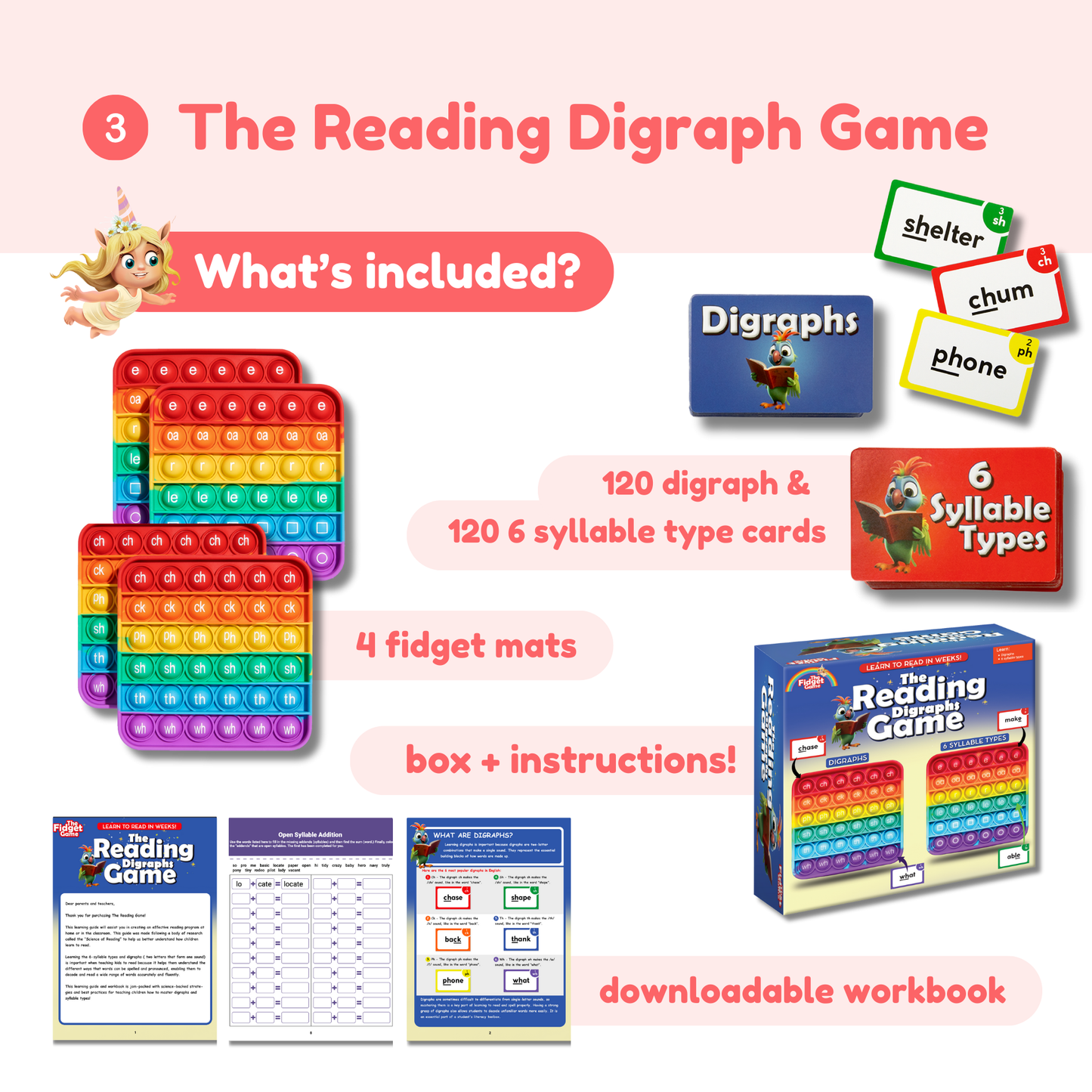 Sight Words + The Reading Digraphs Game