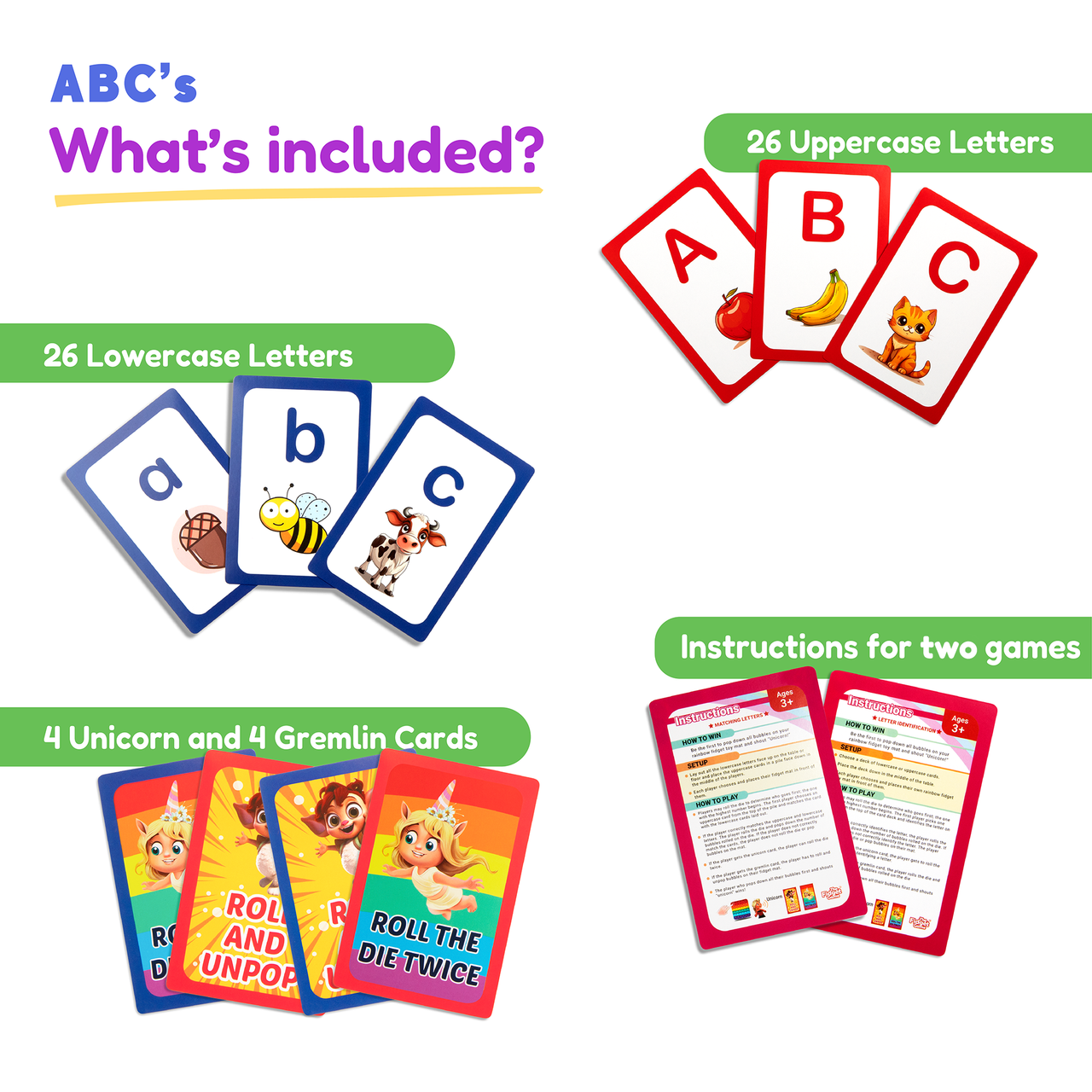 ABC’s (Learn Uppercase and Lowercase Letters)