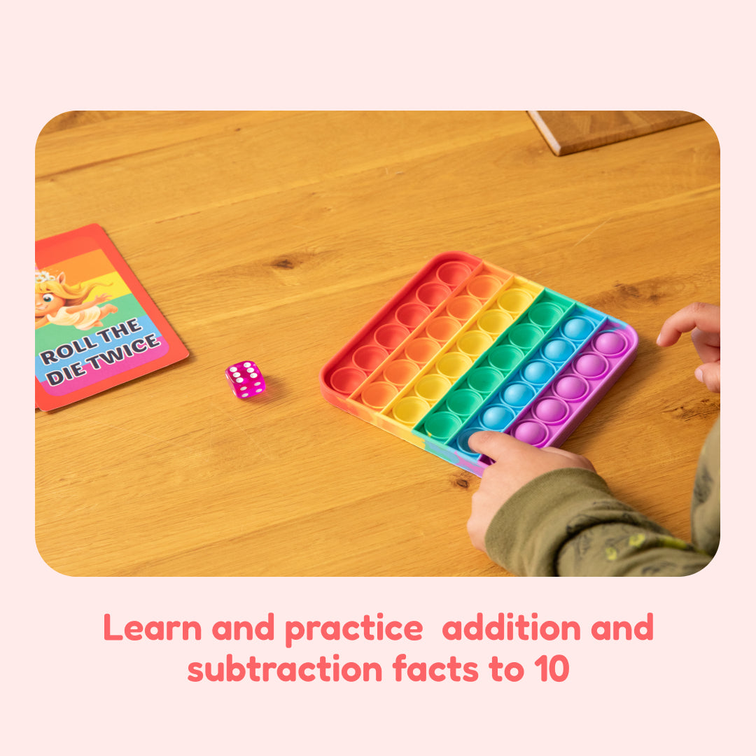Addition and Subtraction Card Packs + Ten Frame Fidgets