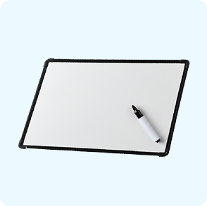 Whiteboard & marker
