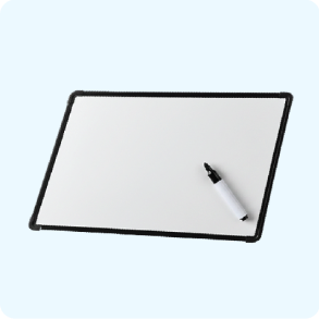 Whiteboard & marker