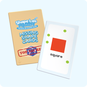 16 Missing Shape Cards