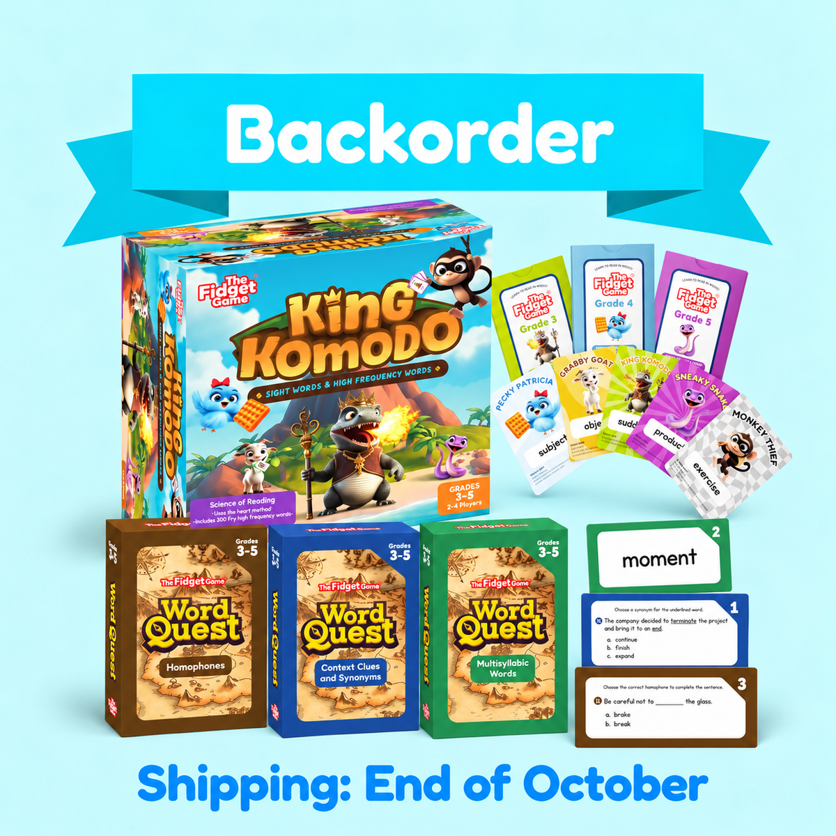King Komodo + Expansion 3-5 Card Packs